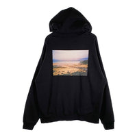 ESSENTIALS エッセンシャルズ バックフォトプリント プルオーバースウェットパーカー ブラック Size L 福生店