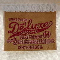 DELUXEWARE デラックスウエア ラグランスリーブ クルーネックスウェットトレーナー ホワイト Size M 瑞穂店
