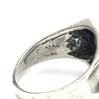 FLASH POINT フラッシュポイント JIM SKULL RING ジムスカルリング シルバー C-MAG Size 17号 福生店