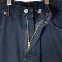 Levi's リーバイス 550 ボタン裏512 USA製 後染めブラック デニムパンツ ブラック size36 瑞穂店