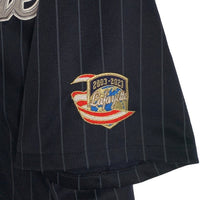 LFYT エルエフワイティー 20TH ANNIVERSARY BASEBALL SHIRT ストライプ ベースボールシャツ ネイビー 半袖 ラファイエット Size XXL 福生店