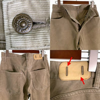 VISVIM ビズビム テーパードコーデュロイパンツ ベージュ vs0001458 Size S 福生店