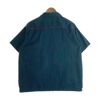 NOAH ノア コットン ジップアップ 半袖 シャツ グリーン 20-051-122-0001-1-0 Size XL 福生店