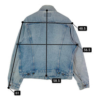 Levi's リーバイス 70506-0213 80's USA製 ボタン裏52 4th トラッカージャケット Gジャン ライトインディゴ size42 瑞穂店