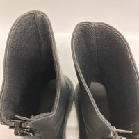 antiqua アンティカ フロントジップブーツ ブラック size38 瑞穂店