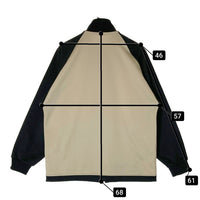 FRED PERRY フレッドペリー サイドストライプ カラー切替 トラックジャケット ベージュ×ブラック sizeS 瑞穂店