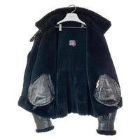 SCHOTT ショット 257S B-3 ムートン フライトジャケット ブラック size44※右袖ダメージあり 瑞穂店