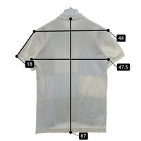 COMME des GARCONS HOMME コムデギャルソンオム パッチワーク 鹿の子 ポロシャツ 半袖 ホワイト HC-T104 Size S 瑞穂店