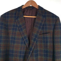 Brooks Brothers ブルックスブラザーズ ウール チェック柄 2B テーラードジャケット グリーン ネイビー Size 44R 福生店