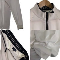 BURBERRY GOLF バーバリーゴルフ ハーフジップ プルオーバー カットソー 長袖 ホワイト BFV66-322-01 Size LL 福生店