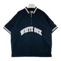 STARTER スターター CHICAGO WHITE SOX シカゴホワイトソックス 半袖 ハーフジップ プルオーバー ブラック sizeM 瑞穂店