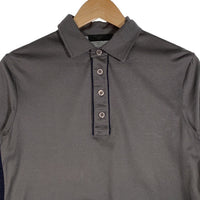 PRADA プラダ サイドライン 半袖 ポロシャツ チャコールグレー Size S-M 相当 福生店