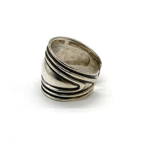 シルバーデザインリング SILVER Size 17-18号 福生店