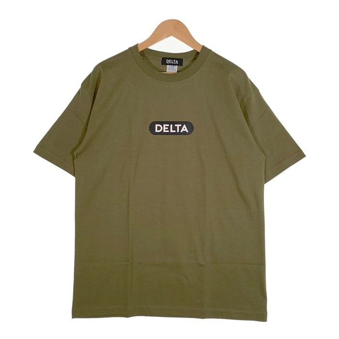 DELTA URBAN STANDARD デルタ ロゴプリント Tシャツ オリーブ Size XL 