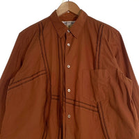 COMME des GARCONS SHIRT コムデギャルソンシャツ インサイドアウト 長袖 シャツ ブラウン S13120 Size M 福生店