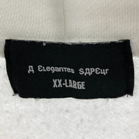A Elegantes SAPEur サプール ロッドマン ビッグロゴ パーカー ビッグシルエット ホワイト sizeXXL 瑞穂店