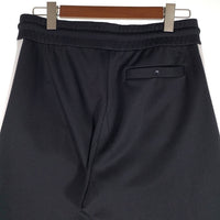 MONCLER モンクレール PANTALONE LUNGO SWEAT BOTTOMS ポリエステル スウェット パンツ ブラック ホワイト 27104558IVHD Size S 福生店