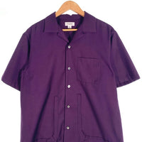 tone トーン OC REMAKE SHIRT オープンカラーリメイクシャツ 半袖 パープル TO-SS18-SS02 Size 1 福生店