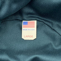 80-90's STUSSY ステューシー ロールアップハット スナップボタン グリーン USA製 帽子 黒タグ Size L 福生店