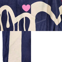 EVISU エヴィス デニム ダブルニーオーバーオール 大黒 ペンキ インディゴ Size 42 福生店