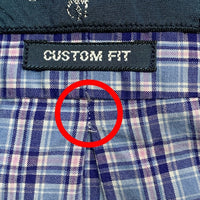 Ralph Lauren ラルフローレン CUSTOM FIT ボタンダウンチェックシャツ ネイビー ピンク Size 16 福生店