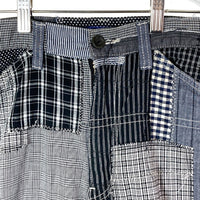 JUNYA WATANABE COMME des GARCONS MAN ジュンヤワタナベ コムデギャルソンマン WO-P044 AD2014 異素材 パッチワークパンツ グレー sizeS 瑞穂店