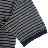 NIKE ナイキ F.C.R.B. エフシーレアルブリストル ボーダーポケットTシャツ ブラック グレー ポリエステル 日本製 Size M 福生店