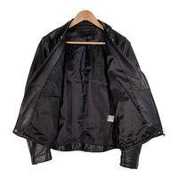 STUDIOUS ステュディオス シープスキン ダブルライダースジャケット レザー ブラック 107352002 Size 3 福生店