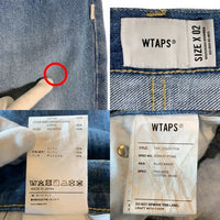 WTAPS ダブルタップス 20AW BLUES BAGGY TROUSERS ブルースバギー デニムパンツ USED加工 ライトブルー 202WVDT-PTM06 Size 02 福生店