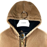 Carhartt カーハート J130 BRN アクティブジャケット メキシコ製 裏キルティング ブラウン sizeXL 瑞穂店