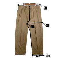 WAIPER.INC ワイパーインク フランス軍 M52 2タック チノトラウザーパンツ カーキ Size 26 福生店