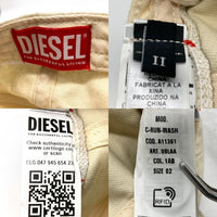 DIESEL ディーゼル C-RUN-WASH Dロゴ 刺繍 ベースボールキャップ ベージュ 瑞穂店