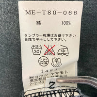 Y's ワイズ ME-T80-066 バックプリント Tシャツ グレー size2 瑞穂店