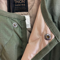 TION タイオン インナーダウン ダウンカーディガン ジャケット TAION-104BML-1 カーキ sizeM 瑞穂店
