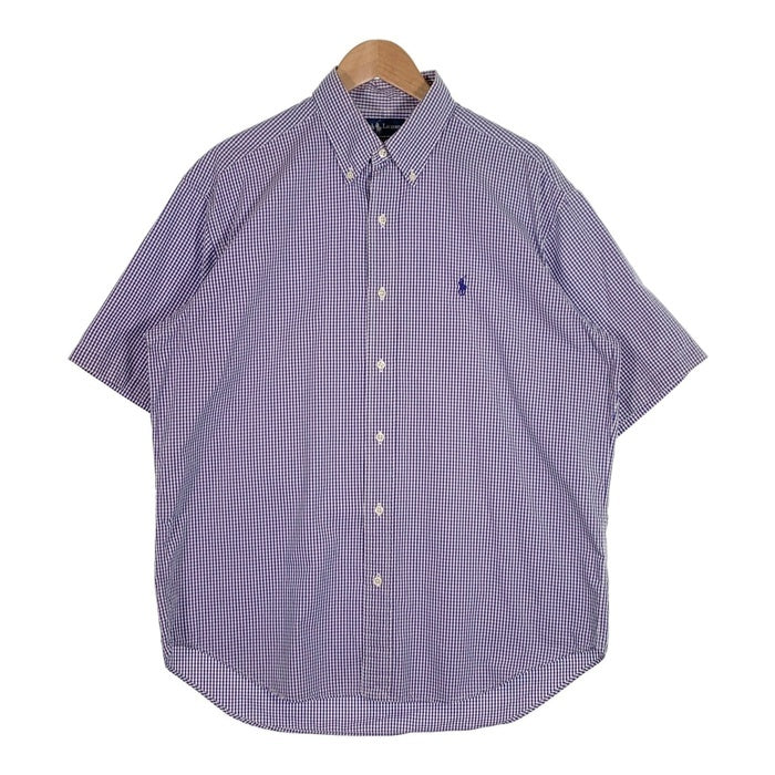 ラルフローレン　ギンガムチェック　半袖シャツ　ボタンダウン POLO RALPH LAUREN Ralph Lauren 半袖シャツ ギンガムチェック