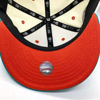 NEW ERA ニューエラ City icon ニューヨークメッツ 59FIFTY ベースボールキャップ アイボリー×エメラルドグリーン size60.6 瑞穂店