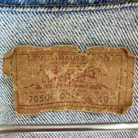 Levi’s リーバイス 70506-0216 ボタン裏527 USA製 トラッカージャケット Gジャン ライトインディゴ size40 瑞穂店
