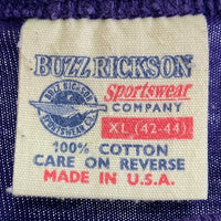 BUZZ RICKSON バズリクソン The Skunk Works プリントTシャツ パープル sizeXL 瑞穂店