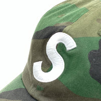 SUPREME シュプリーム 20SS Pigment Print S Logo 6-Panel Cap Sロゴ 6パネルキャップ カモフラージュ 福生店