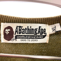 A BATHING APE アベイシングエイプ 迷彩スウェット カーキ sizeXL 瑞穂店