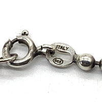 ノーブランド シルバーボールチェーンネックレス SV925 イタリア製 Size 50cm 福生店