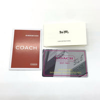 COACH コーチ CM241 ミディアム コーナー ジップ ウォレット・シグネチャー 二つ折り財布 グレー 福生店