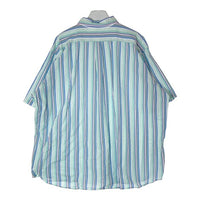 RALPH LAUREN ラルフローレン BD チェック ストライプ 半袖シャツ グリーン size2XB 瑞穂店