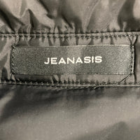 JEANASIS ジーナシス ナイロン中綿襟付きジャケット JS071407MC ブラック sizeF 瑞穂店
