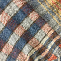 HECTIC ヘクティク AW04 チェック 長袖ネルシャツ ブルー sizeXL 瑞穂店