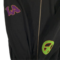 X-LARGE エクストララージ 23SS DAISY ZIP HOODED SWEAT ジップアップ スウェットパーカー ブラック 101231012034 Size M 福生店