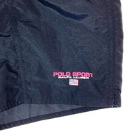 POLO SPORT ポロスポーツ 90s ライナー付き ナイロン ショートパンツ ブラック sizeXL 瑞穂店