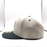 New Era ニューエラ Chicago Cubs シカゴカブス 59FIFTY ベースボールキャップ THE CAPS ベージュ チャコール Size 7 1/4 (57.7cm) 福生店