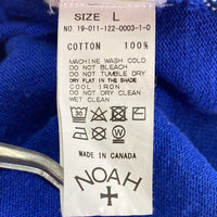 NOAH ノア スナップボタン スウェット長袖シャツ クレイジーパターン ネイビー sizeL 瑞穂店
