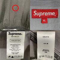 SUPREME シュプリーム 20AW Overdyed Twill Hooded Jacket オーバーダイツイル フーデッドジャケット ブラック Size XL 福生店